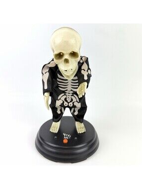 Gemmy Groovin Ghoul Dancing Skeleton Grave Raver I Want You Tonight  (VIDEO)